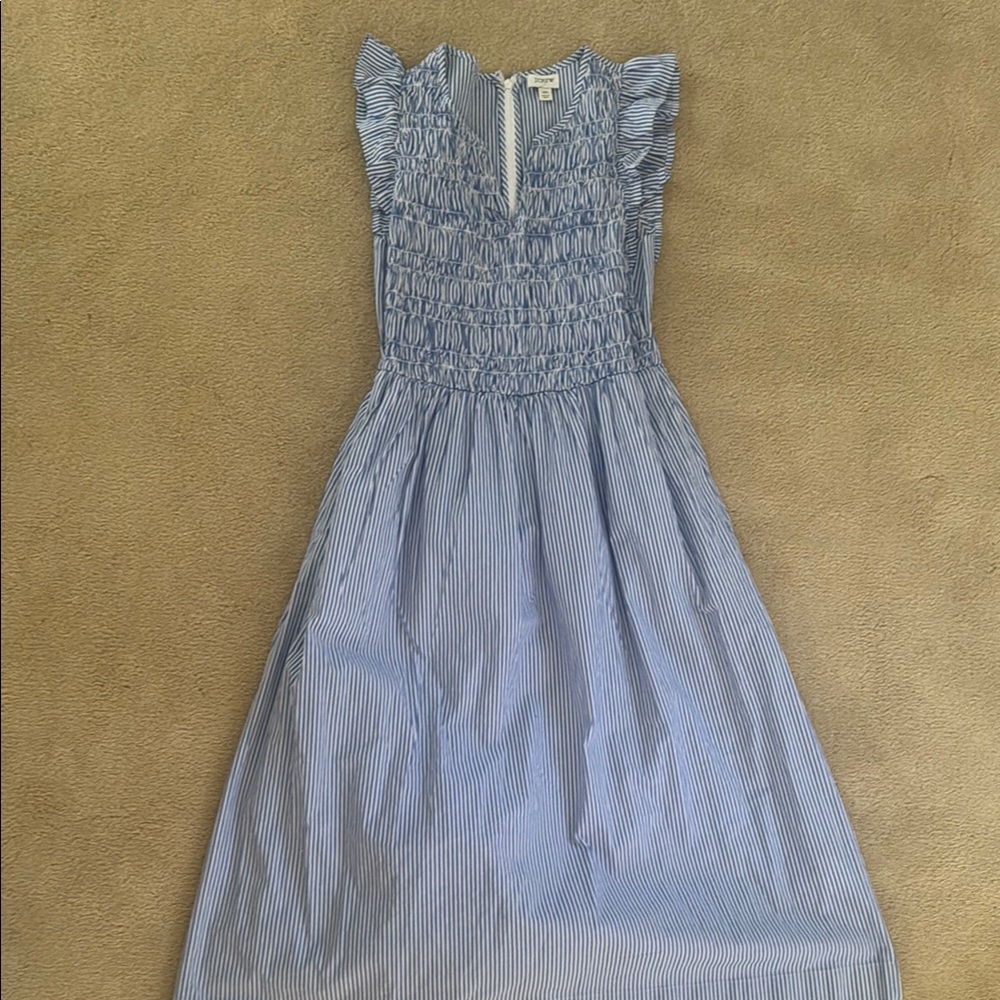 Blue Striped Dress
